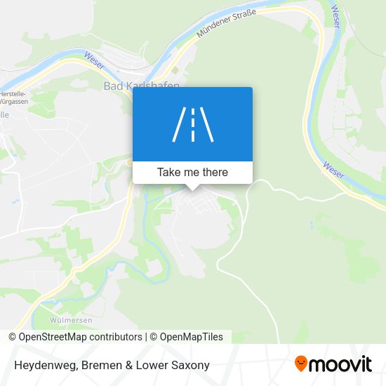 Heydenweg map