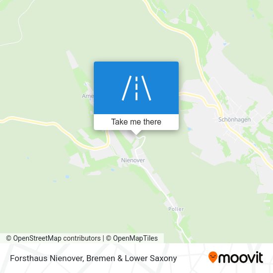 Forsthaus Nienover map