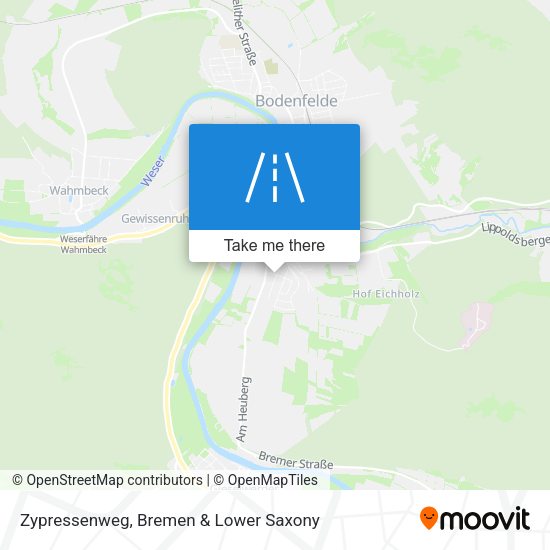 Zypressenweg map