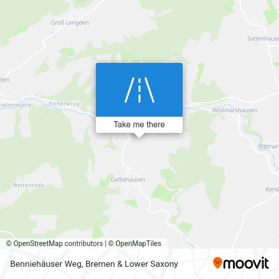 Benniehäuser Weg map