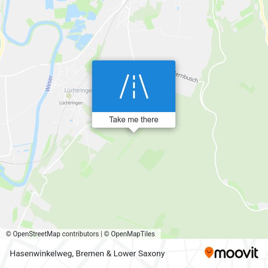 Hasenwinkelweg map