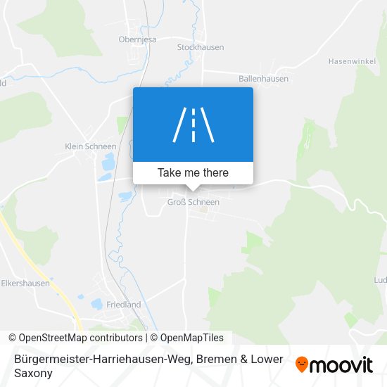 Bürgermeister-Harriehausen-Weg map