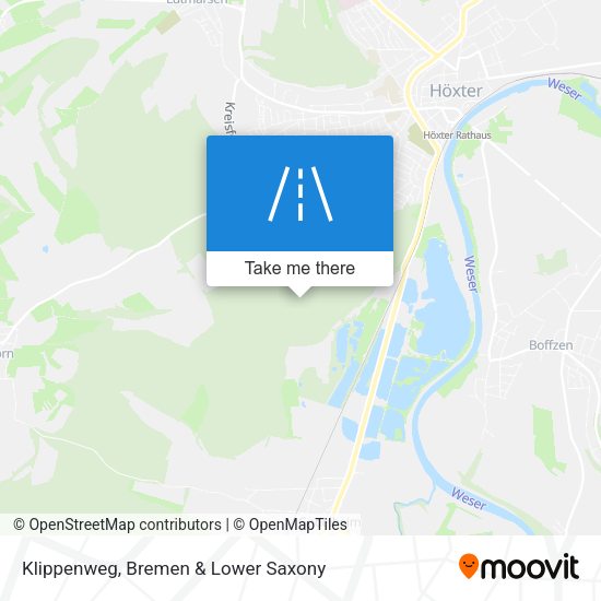 Klippenweg map