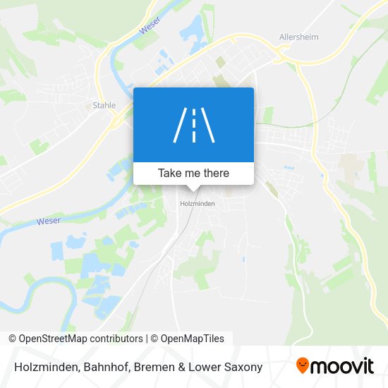 Holzminden, Bahnhof map