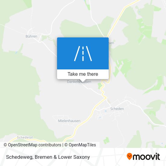 Schedeweg map