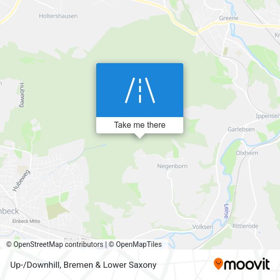 Up-/Downhill map