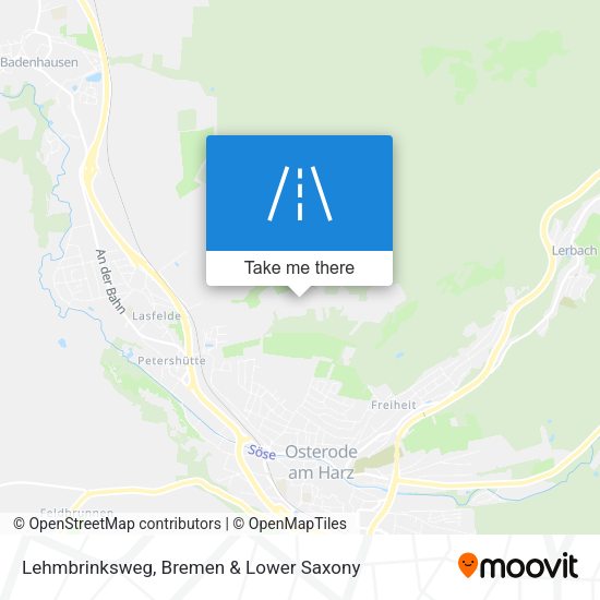 Lehmbrinksweg map