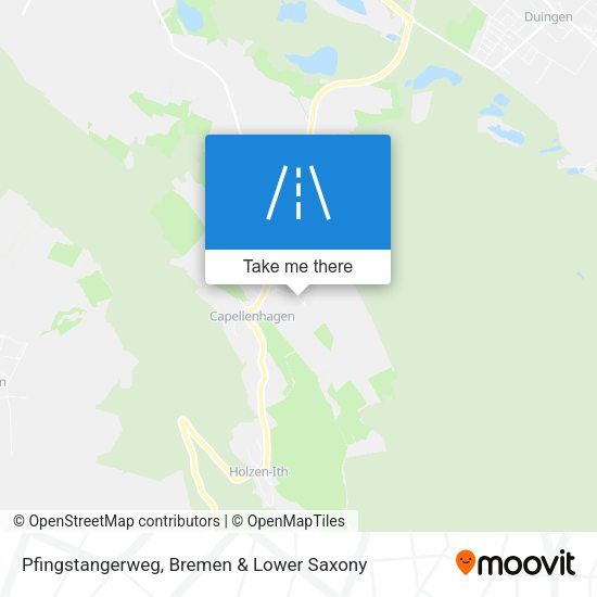 Pfingstangerweg map