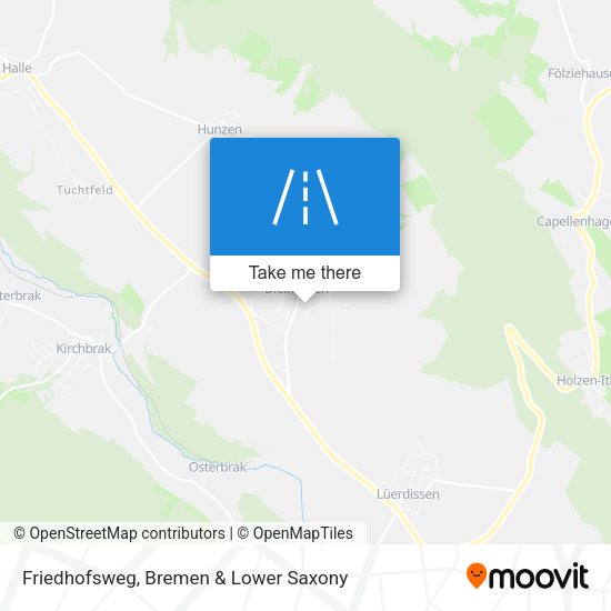 Friedhofsweg map