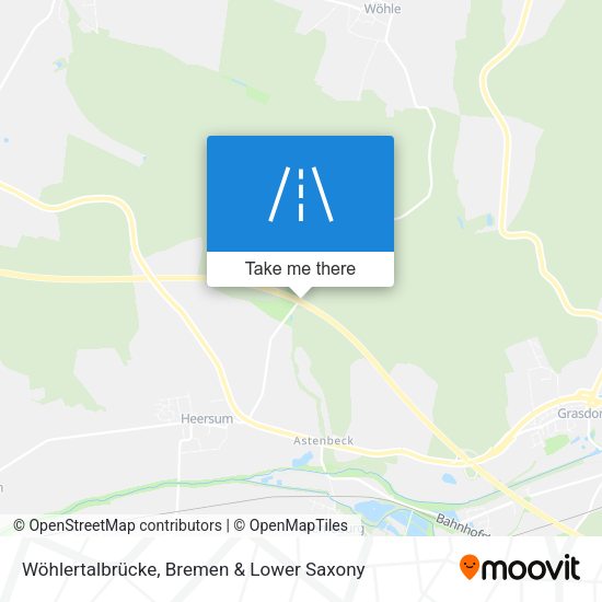 Wöhlertalbrücke map
