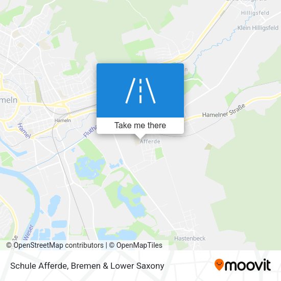 Schule Afferde map