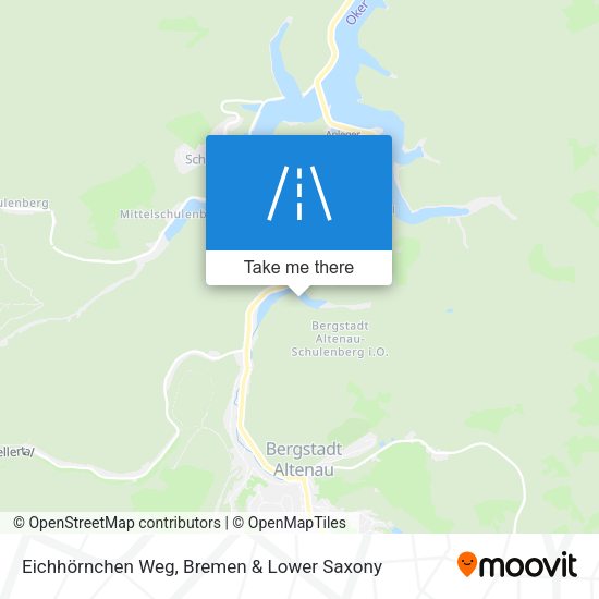 Eichhörnchen Weg map