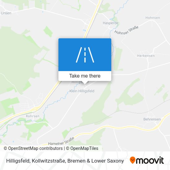 Hilligsfeld, Kollwitzstraße map