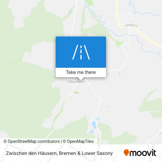 Zwischen den Häusern map