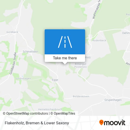 Flakenholz map