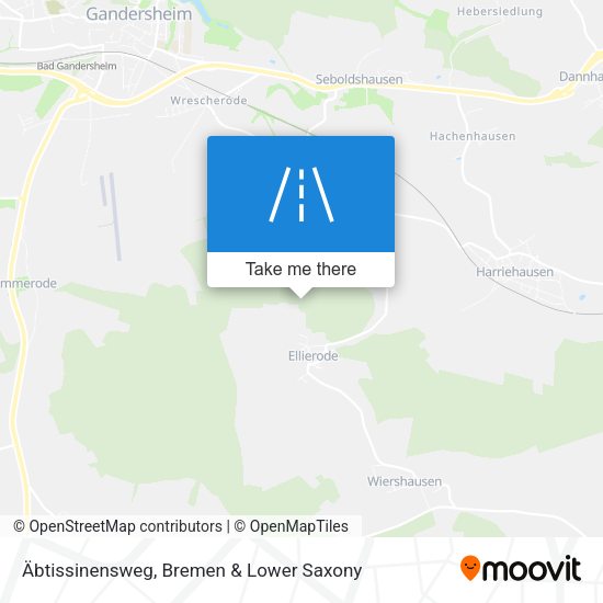 Äbtissinensweg map