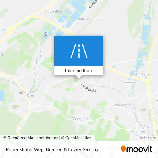 Карта Rupenklinter Weg