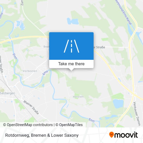 Rotdornweg map