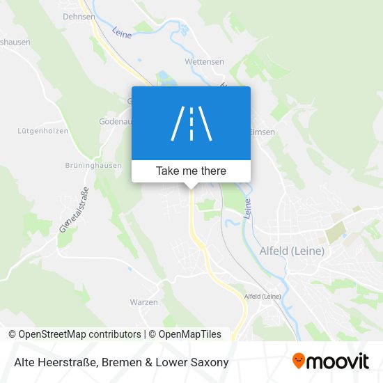 Alte Heerstraße map