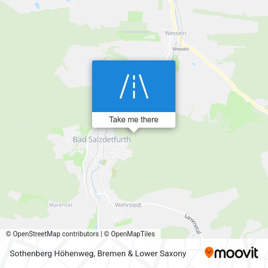 Sothenberg Höhenweg map