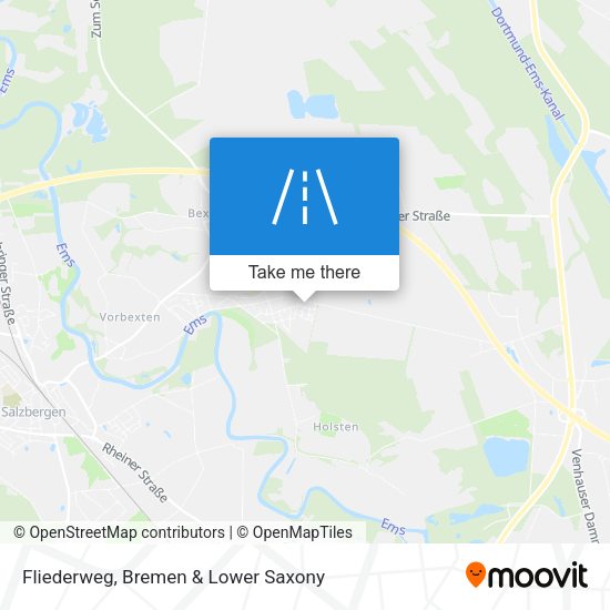 Fliederweg map