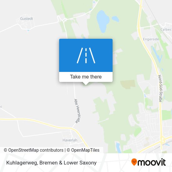 Kuhlagerweg map
