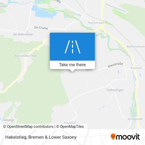 Hakelstieg map