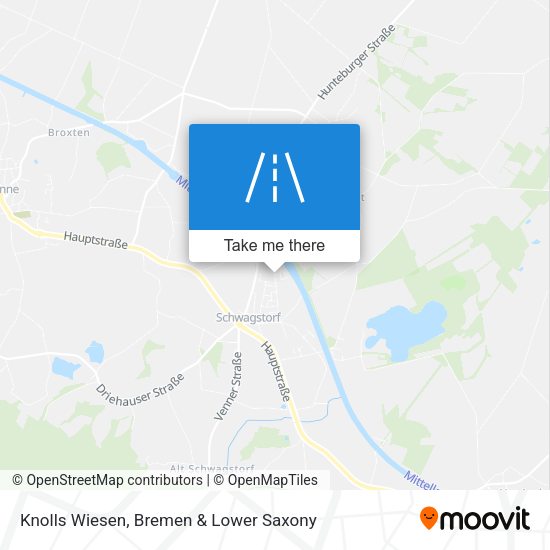 Knolls Wiesen map