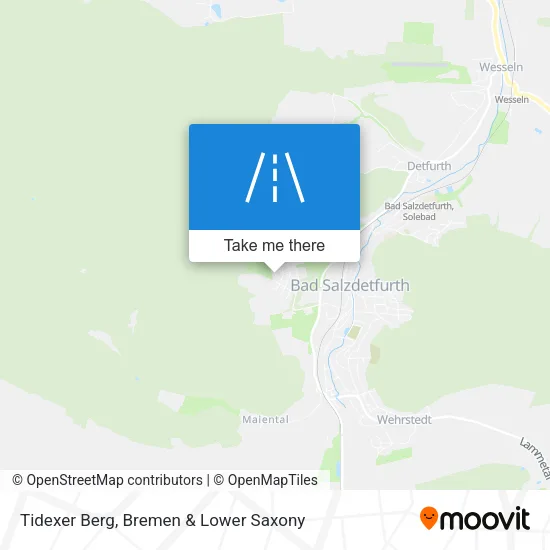 Карта Tidexer Berg