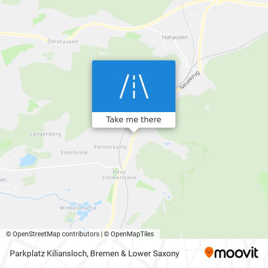 Parkplatz Kiliansloch map