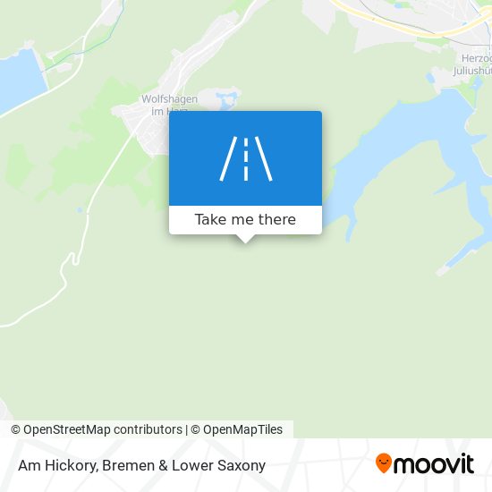 Am Hickory map