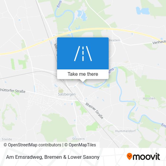 Am Emsradweg map