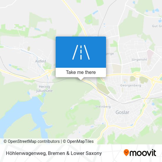 Höhlenwagenweg map