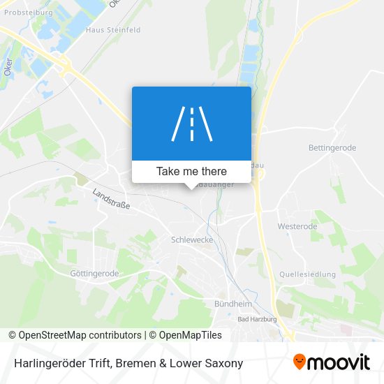 Harlingeröder Trift map