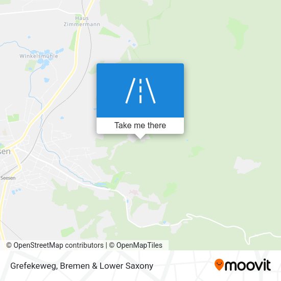 Grefekeweg map