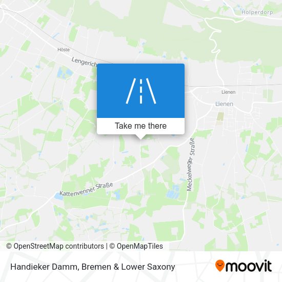 Handieker Damm map