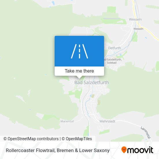 Rollercoaster Flowtrail map