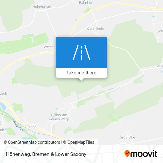 Höhenweg map