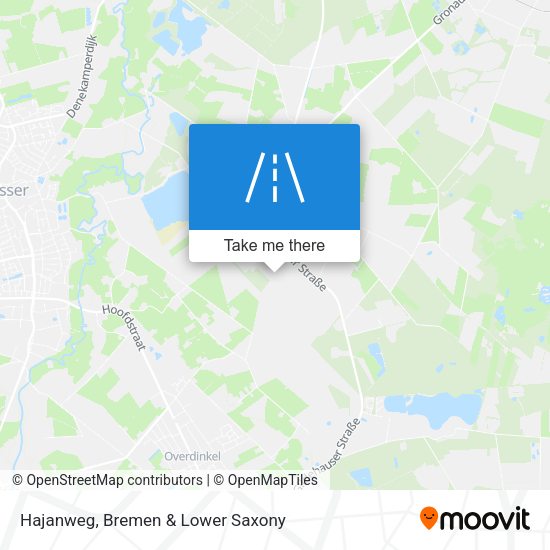 Hajanweg map
