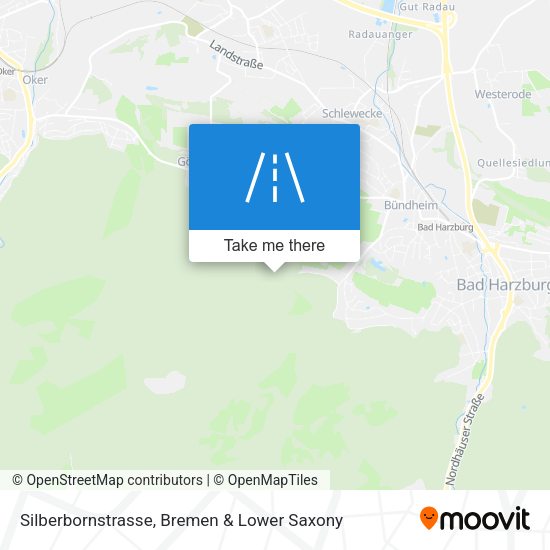 Silberbornstrasse map