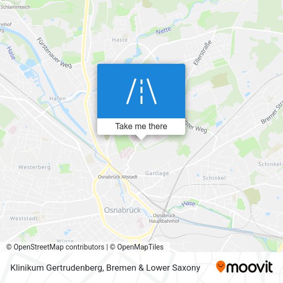 Klinikum Gertrudenberg map