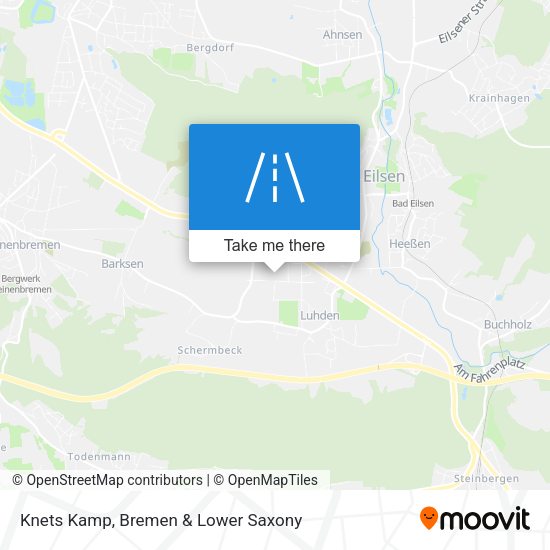 Knets Kamp map