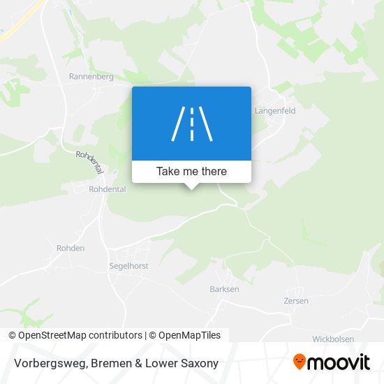 Vorbergsweg map