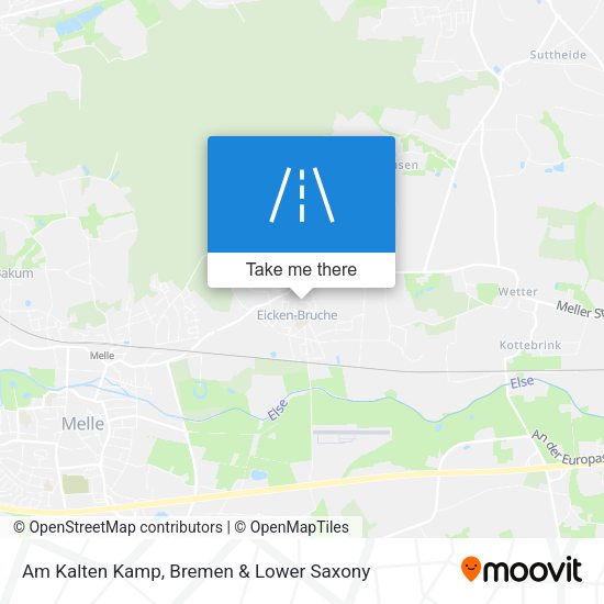 Am Kalten Kamp map