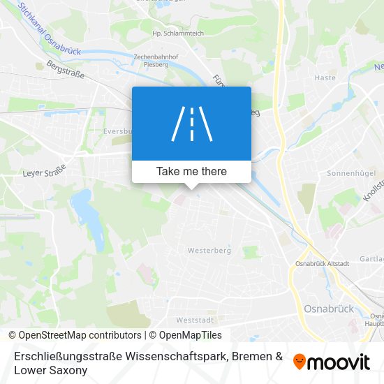 Erschließungsstraße Wissenschaftspark map