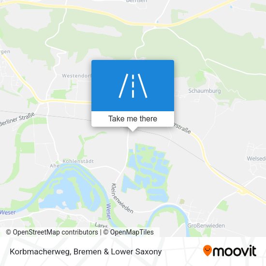 Korbmacherweg map