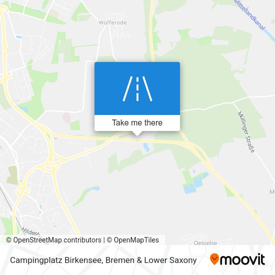Campingplatz Birkensee map