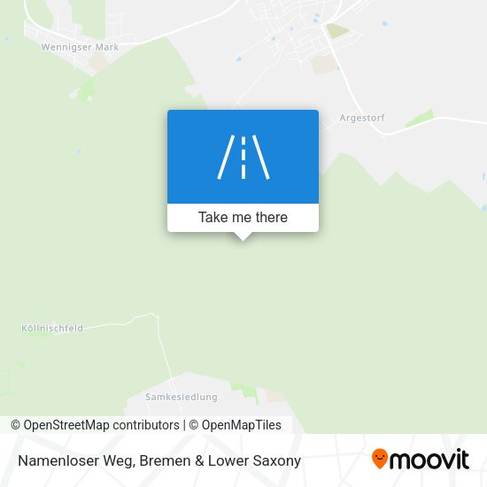 Namenloser Weg map