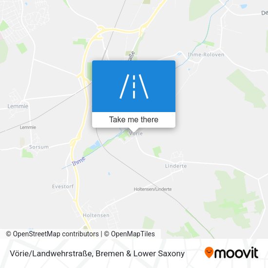 Vörie/Landwehrstraße map