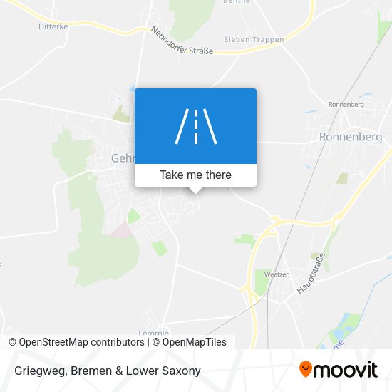 Griegweg map
